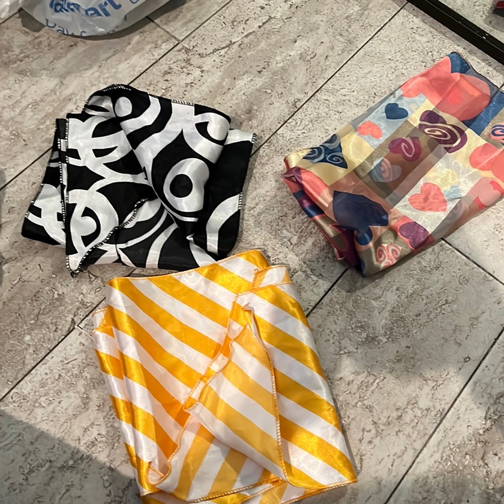 Scarves. Worn only a few times. Great condition.